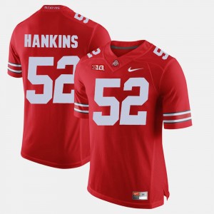 Men's Ohio State Buckeyes Alumni Football Game Scarlet Johnathan Hankins #52 Jersey 784167-127