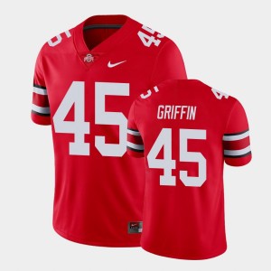 Men's Ohio State Buckeyes College Football Scarlet Archie Griffin #45 Game Jersey 345744-945