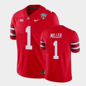 Men's Ohio State Buckeyes 2021 Sugar Bowl Scarlet Braxton Miller #1 College Football Jersey 302128-172