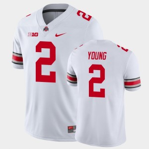 Men's Ohio State Buckeyes College Football White Chase Young #2 Playoff Game Jersey 541563-196