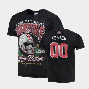 Men's Ohio State Buckeyes Tubular Commemorative Black Custom #00 2002 National Champions T-Shirt 623786-257