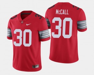 Men's Ohio State Buckeyes 2018 Spring Game Limited Scarlet Demario McCall #30 Jersey 934890-450
