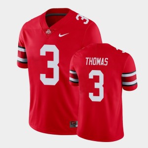 Men's Ohio State Buckeyes College Football Scarlet Michael Thomas #3 Game Jersey 404131-571