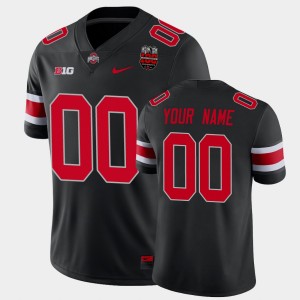 Men's Ohio State Buckeyes 100th Anniversary Black Custom #00 100th Year Stadium Anniversary Jersey 718294-668