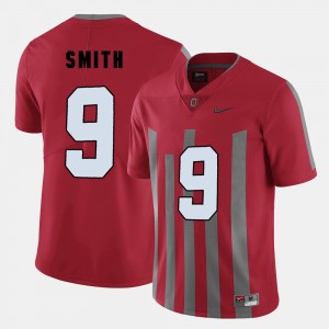 Men's Ohio State Buckeyes College Football Red Devin Smith #9 Jersey 104359-637