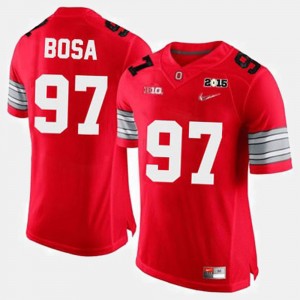 Men's Ohio State Buckeyes College Football Red Joey Bosa #97 Jersey 754887-237