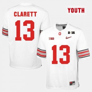 Youth Ohio State Buckeyes College Football White Maurice Clarett #13 Jersey 226902-787