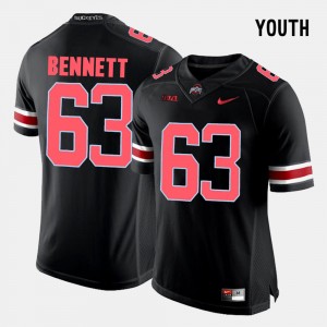 Youth Ohio State Buckeyes College Football Black Michael Bennett #63 Jersey 676733-514