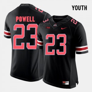 Youth Ohio State Buckeyes College Football Black Tyvis Powell #23 Jersey 315842-545