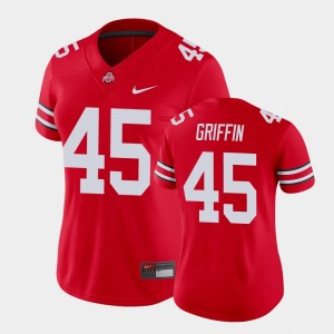 Women's Ohio State Buckeyes College Football Scarlet Archie Griffin #45 Game Jersey 103274-451