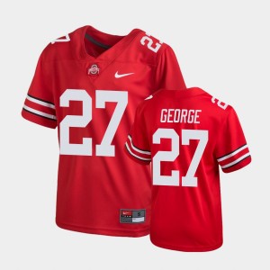 Youth Ohio State Buckeyes Untouchable Scarlet Eddie George #27 Football Jersey 983957-851