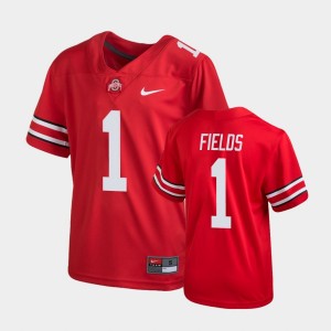 Youth Ohio State Buckeyes Untouchable Scarlet Justin Fields #1 Football Jersey 368445-913